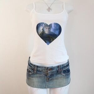 y2k baby tee twilight jacob cami white movie graphic top